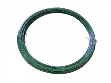 Drát napínací poplastovaný, ZN+PVC RAL 6005, zelený