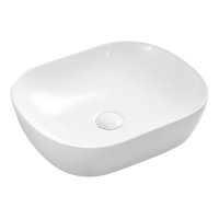 Mereo Umyvadlo na desku bez přepadu, 465x375x115 mm, oválné, keramické - pro zaslání na paletě