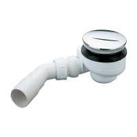 Sifon pro sprchové vaničky Turboflow 1, Ø 90 mm, bílá