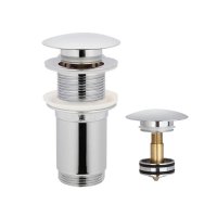 Mereo Výpusť uzavírací se sítkem CLIC-CLAC ø 5/4" celokovová chromovaná bez přepadu, vytahovací