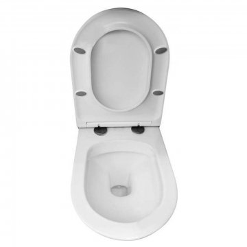 Mereo WC závěsné, RIMLESS, 530x355x360, keramické, vč. sedátka CSS113S