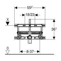 Geberit Kombifix modul pro bidet, 457.530.00.1