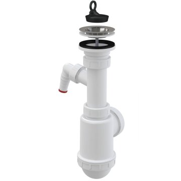 Alcaplast dřezový sifon s přípojkou A441P