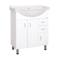 Keramia Pro skříňka včetně umyvadla 70,5 cm, bílá, PRO70DV